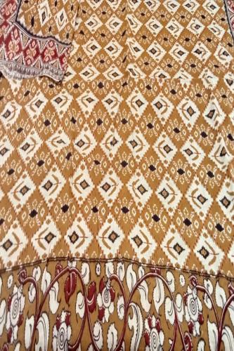 KALAMKARI PRINTED COTTON SAREE